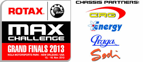 NIEUW: Energy en Praga Kart verzorgen chassis op Rotax Grand Finals 2013